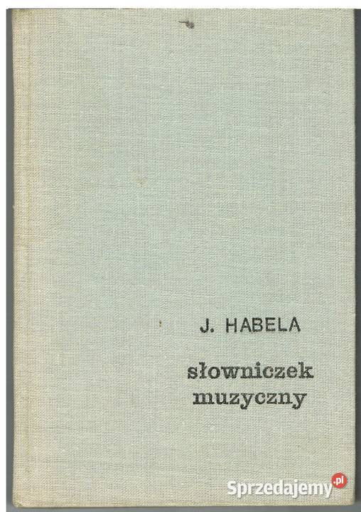 Słownik muzyczny Książki naukowe i popularnonaukowe