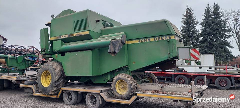 Sprzedam john deer 1072 heder 42 clima Zbuczyn sprzedam
