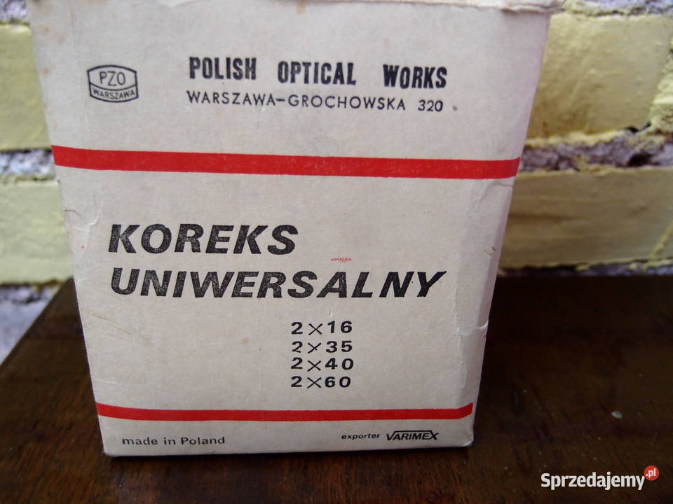 Koreks uniwersalny 9779 PZO prod PRL Łódź
