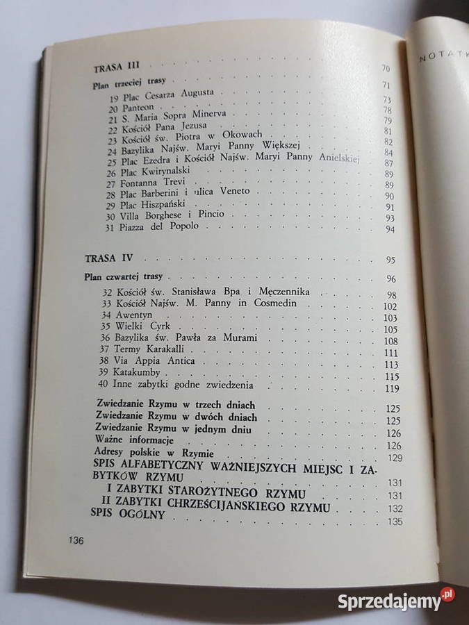 PRZEWODNIK Rzymie kieszonkowy wydanie Złotniki