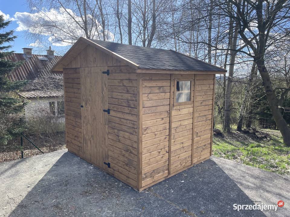 Domek narzędziowy ogrodowy drewniany 210x210x220 małopolskie Kraków