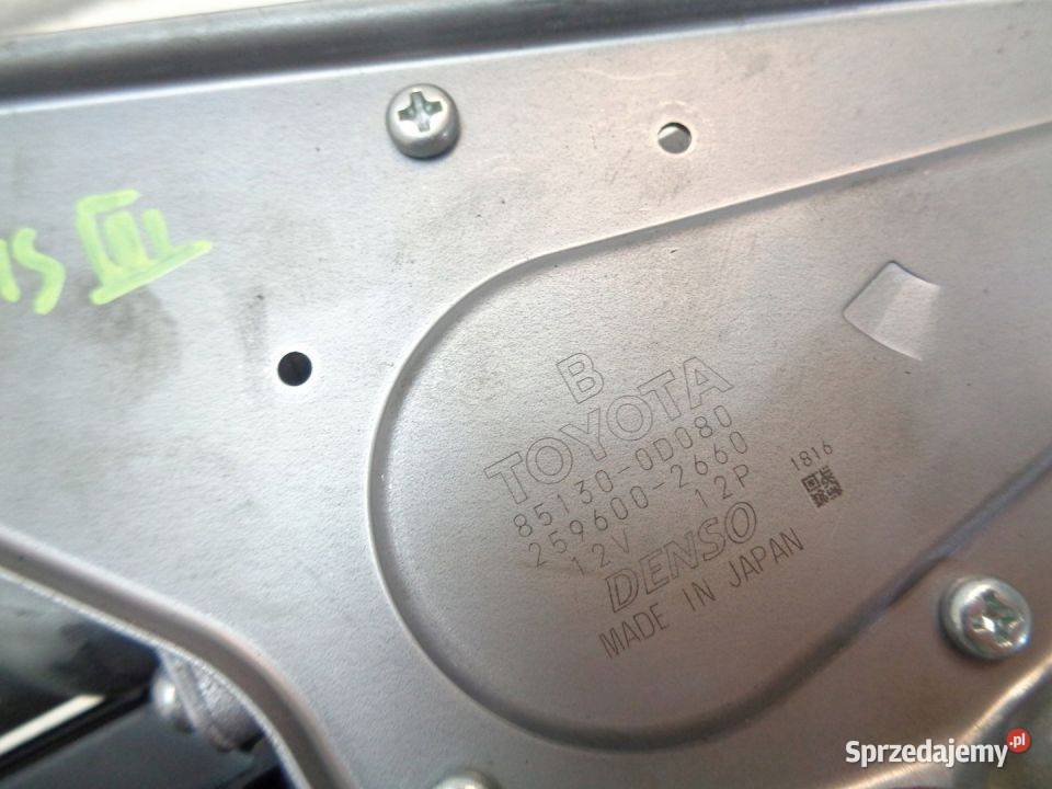 SILNIK WYCIERACZKI TYŁ TOYOTA YARIS III 13R osobowe Skarżysko-Kamienna sprzedam