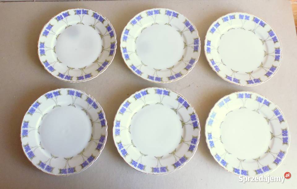 Talerzyki Deserowa Rosenthal Versailes 6 Porcelana i szkło Warszawa