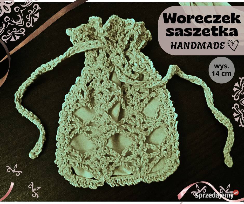 Woreczek Saszetka na zioła Handmade 100 bawełna Wrocław