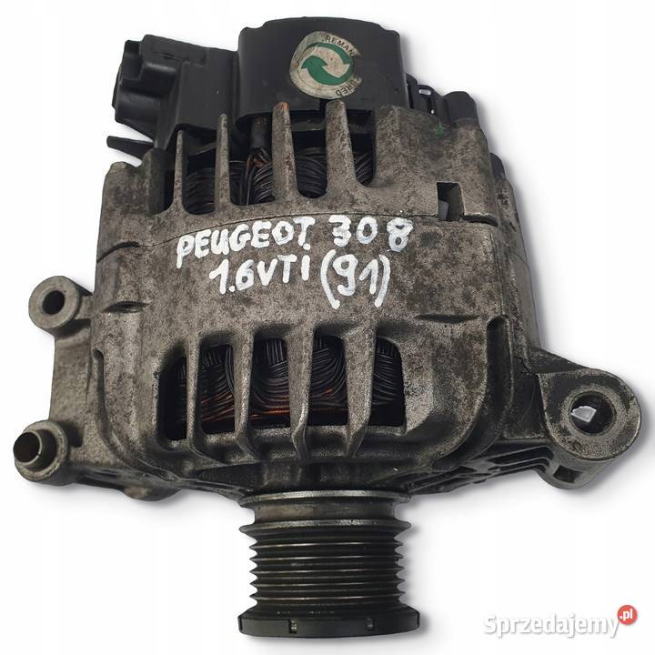 ALTERNATOR Peugeot 308 16 VTI valeo TG12C059 osobowe lubelskie Chełm