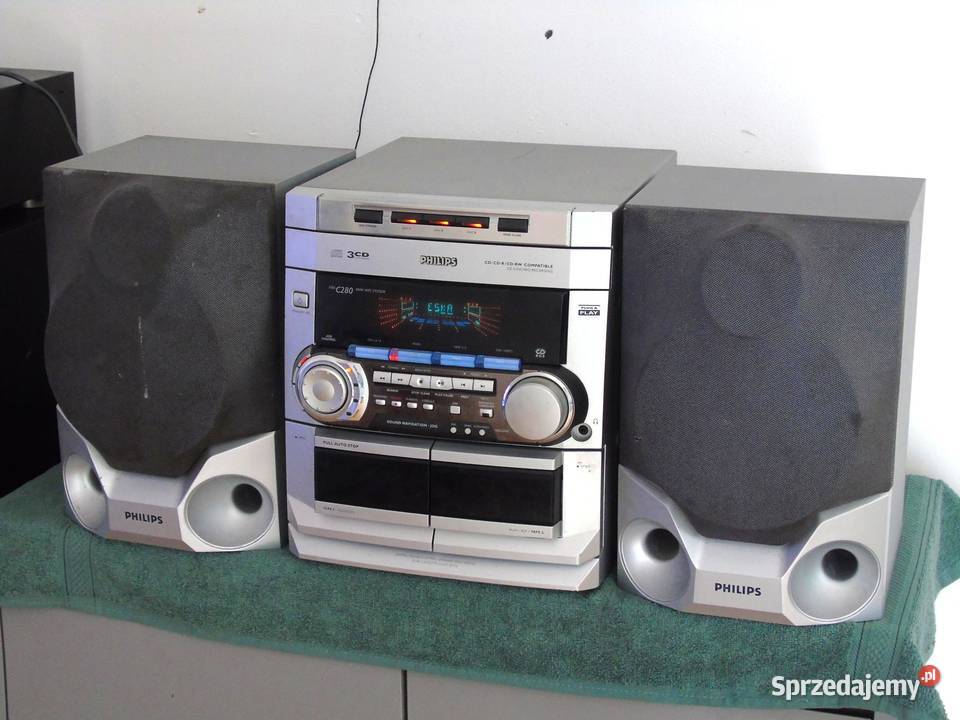 Wieża Philips kolumny Radio RDS AUX mocna Wieże i miniwieże Jasło