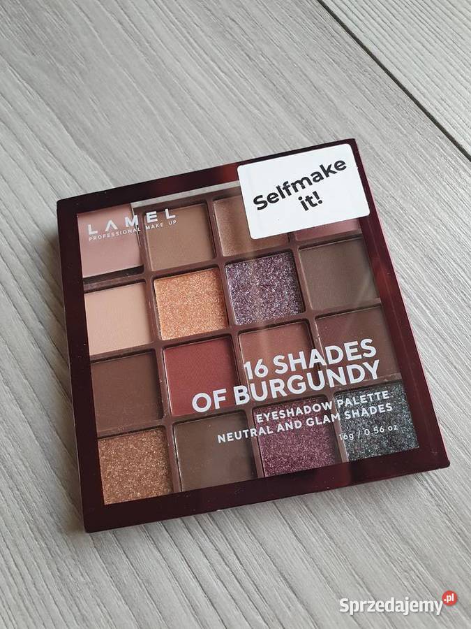Lamel 16 Shades of Burgundy nowa paleta cieni Makijaż opolskie Kędzierzyn-Koźle