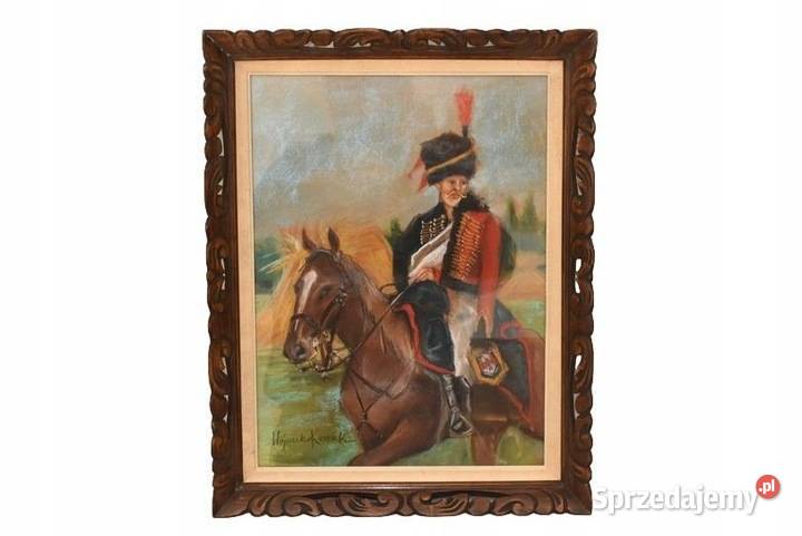 Wojciech Kossak Huzar Wielkiej Armii Kozak Na małopolskie Kraków