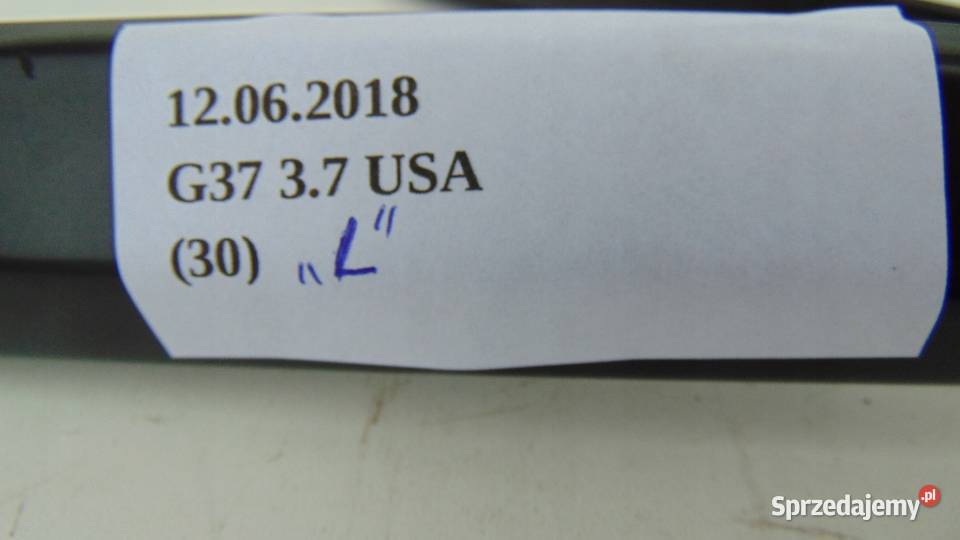 RAMIĘ WYCIERACZKI LEWE PRAWE INFINITI G37 IV Pozostałe Nowy Tomyśl