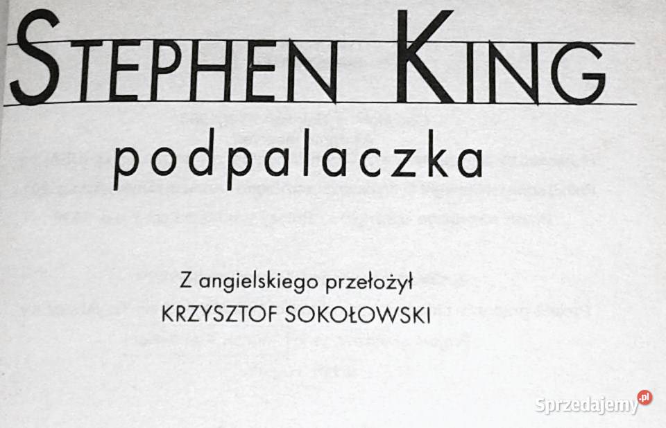 Podpalaczka Stephen King Chełm