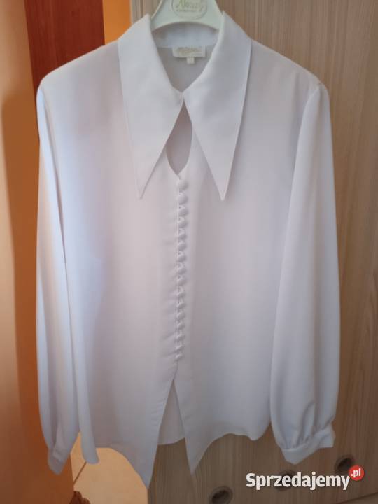 Elegancka bluzka z kołnierzykiem r 36 Koszalin