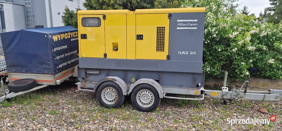 Agregat prądotwórczy atlas copco qas80 Gniezno