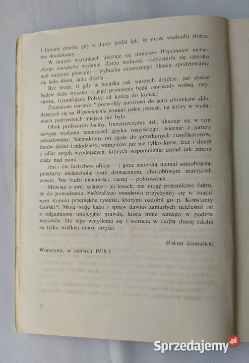 WSPOMNIENIA NIEBIESKIEGO MUNDURKA Wiktor Hajnówka