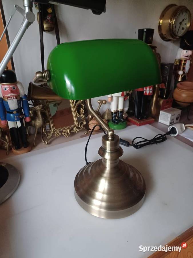 Piękna lampa stołowa bankierka Poznań