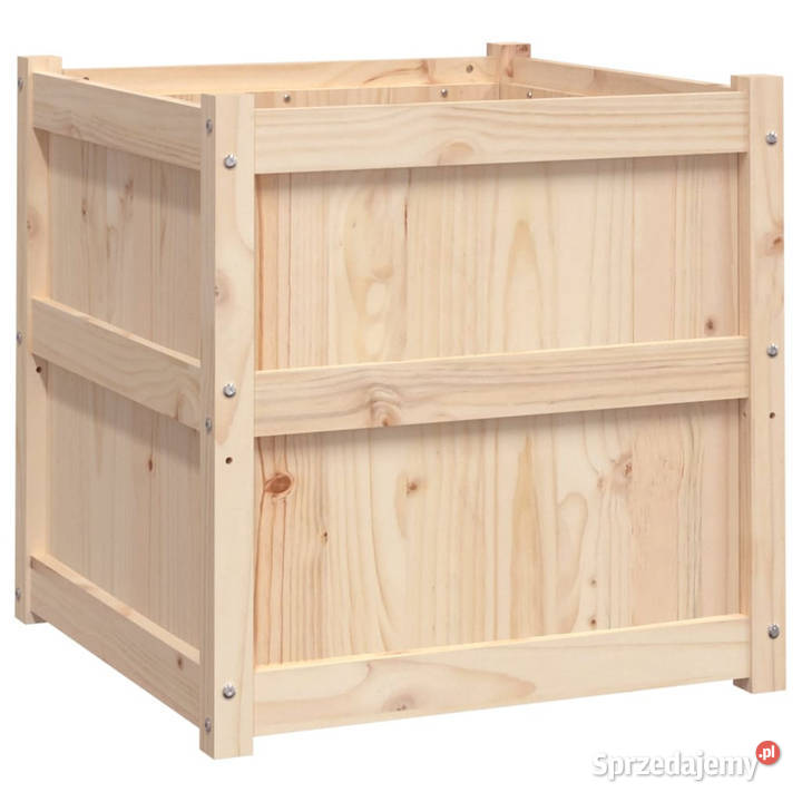 Donice ogrodowe 2 lite drewno sosnowe WM837425 Donice Warszawa