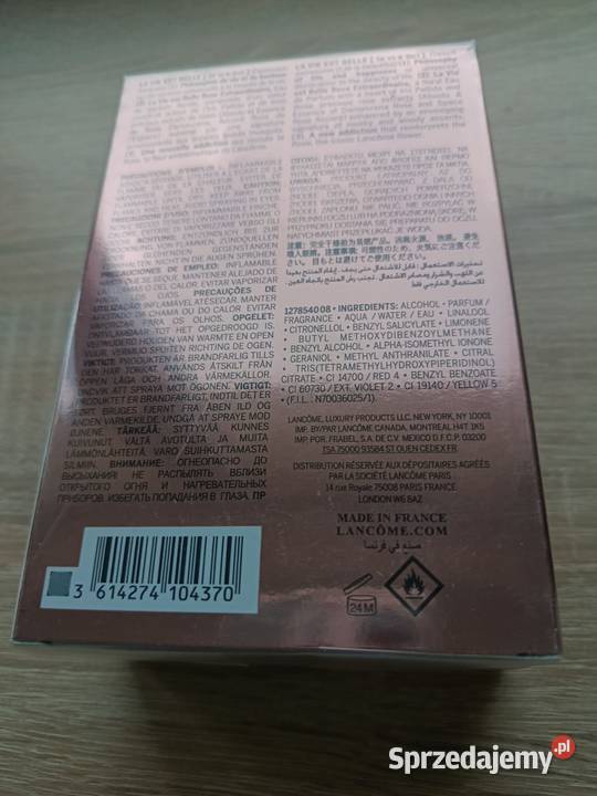 Perfumy damskie Lancome La vie est belle Rose Białystok sprzedam