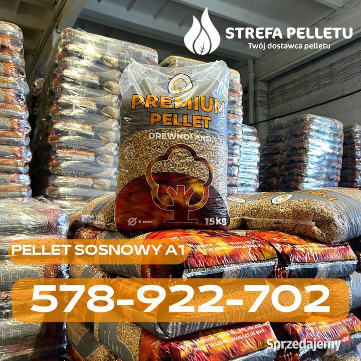 Pellet sosnowy PREMIUM A1 Kamionka