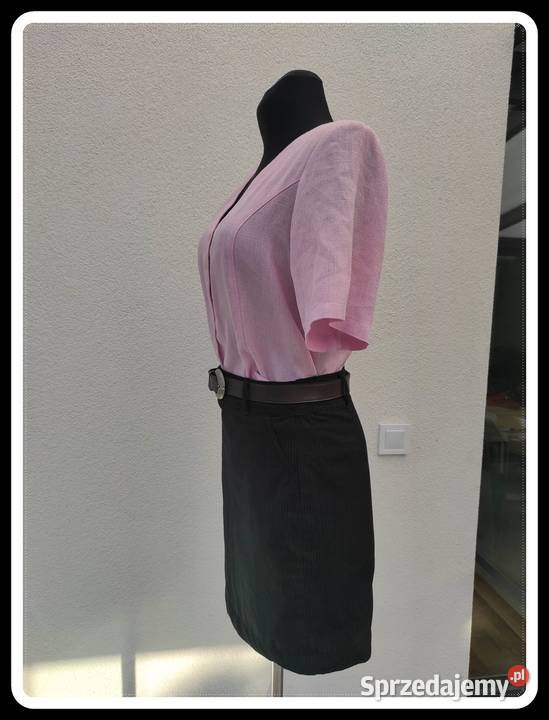 Koszula marynarka żakiet pudrowy róż elegancka mazowieckie
