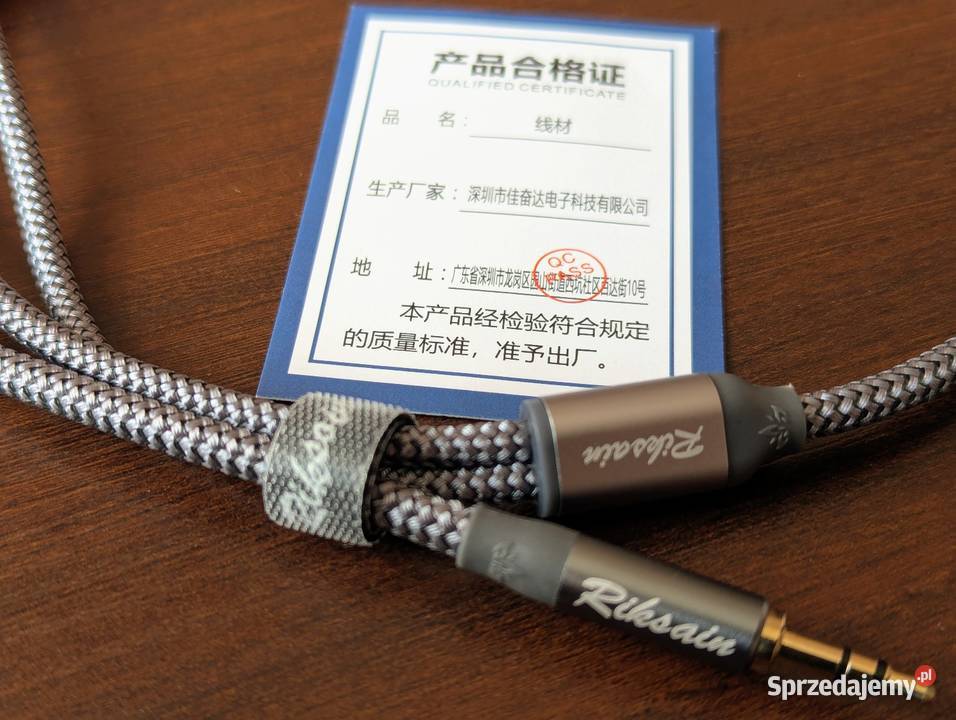 Kabel Riksain Jack 35 do 2xRCA o długości 12m Pozostałe Ksawerów