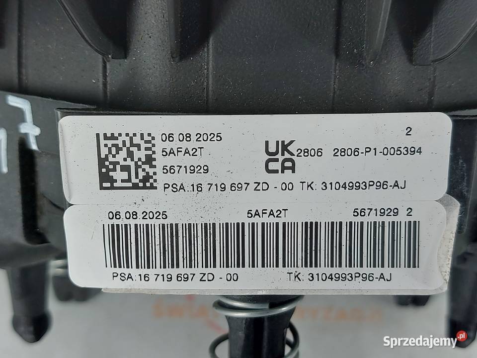 CITROEN DS3 13r poduszka AIRBAG 16719697ZD świętokrzyskie Kielce