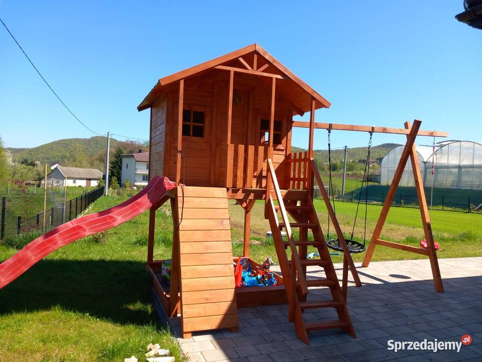 Domek drewniany plac zabaw Straszęcin sprzedam