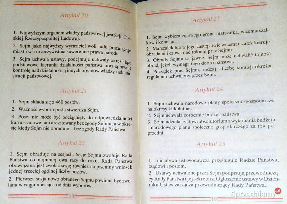 Konstytucja PRL uchwalona 22 lipca 1952 Chełm