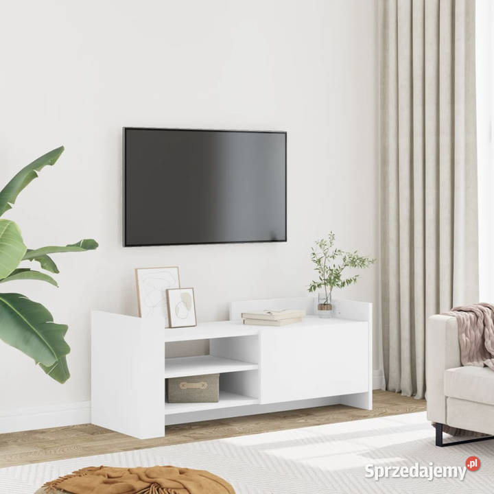 Szafka pod TV biała 100x35x40 materiał Dom i Ogród Warszawa sprzedam
