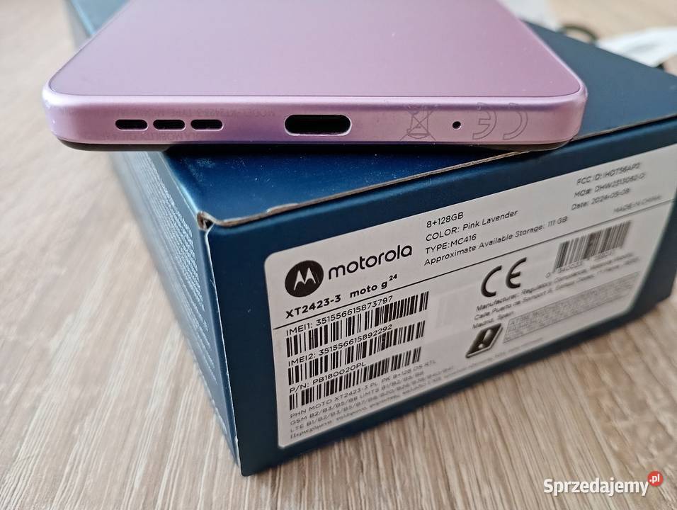 Motorola G24 8 GB RAM 128 GB Pełen Komplet Ciechocinek