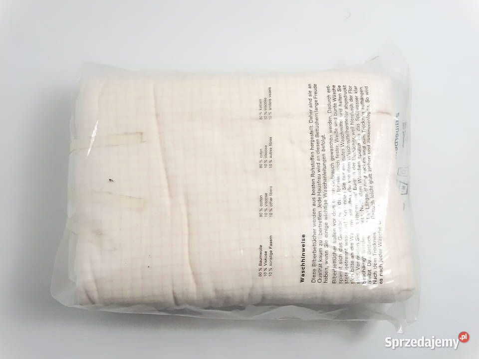 Kultowe Prześcieradła Biber Vintage z RFN Nowe Prześcieradła Biłgoraj