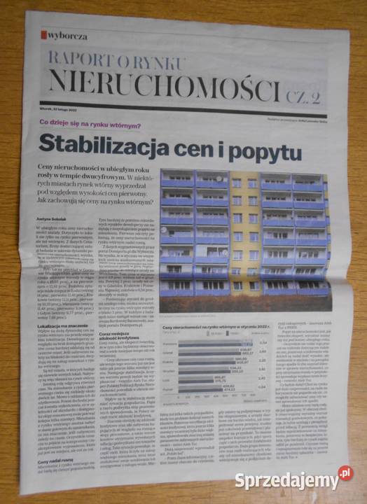 Raport o rynku NIERUCHOMOŚCI cz 1 i 2 Gazeta Książki i Podręczniki Parczew