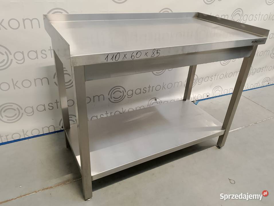 Stół z półką  110x60x85 rant z 3 stron sprzedam