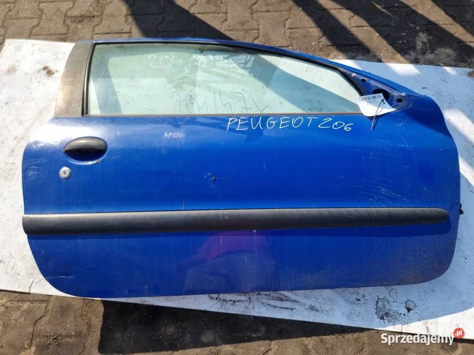DRZWI PRAWE PRZÓD PEUGEOT 206 Lipno