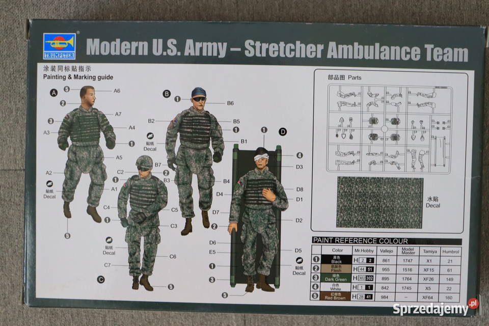 Stretcher Ambulance Team Modern US Army Warszawa