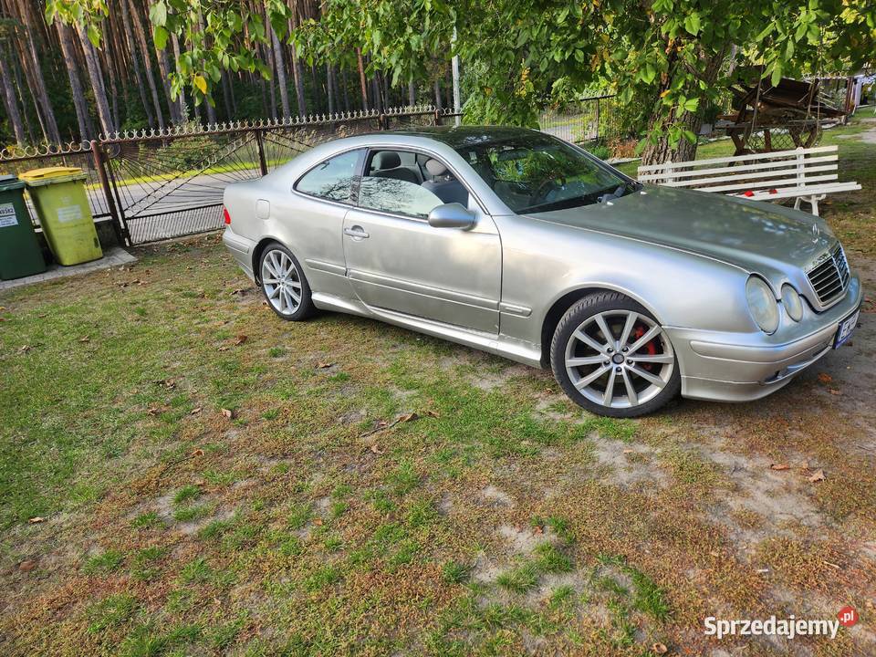 Mercedes clk 32 z gazem światła przeciwmgielne Wieruszów