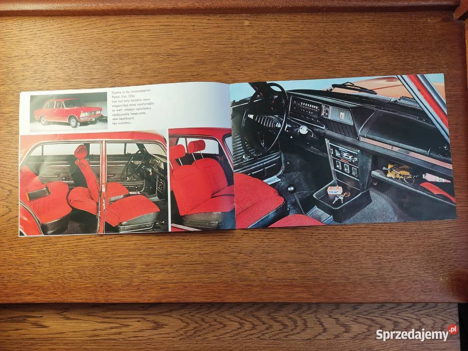 Prospekt folder broszura Polski Fiat 125p miękka Pozostałe opolskie Głuchołazy