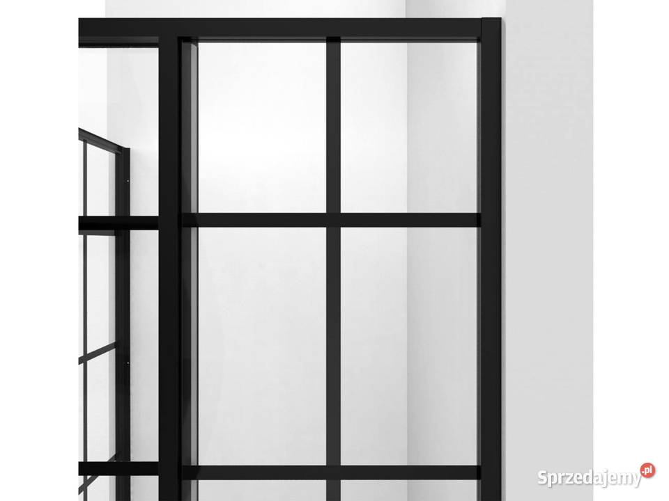 Kabina prysznicowa czarna z hartowanego szkła łódzkie Łódź