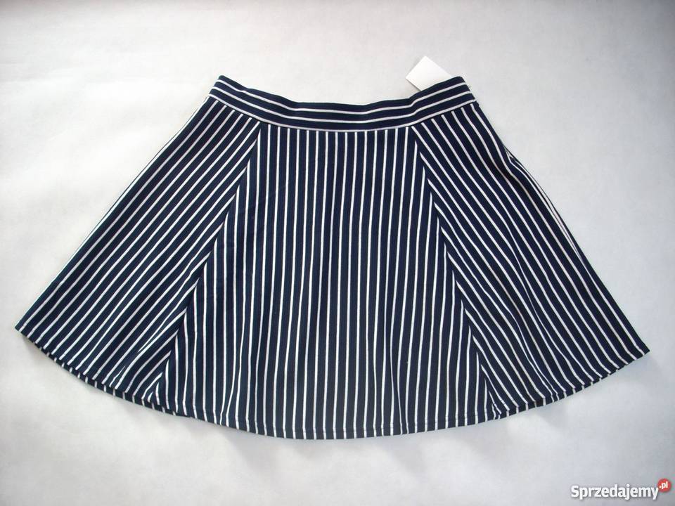 HM elegancka NOWA spódnica granat 40 L 42 XL Nowy Sącz