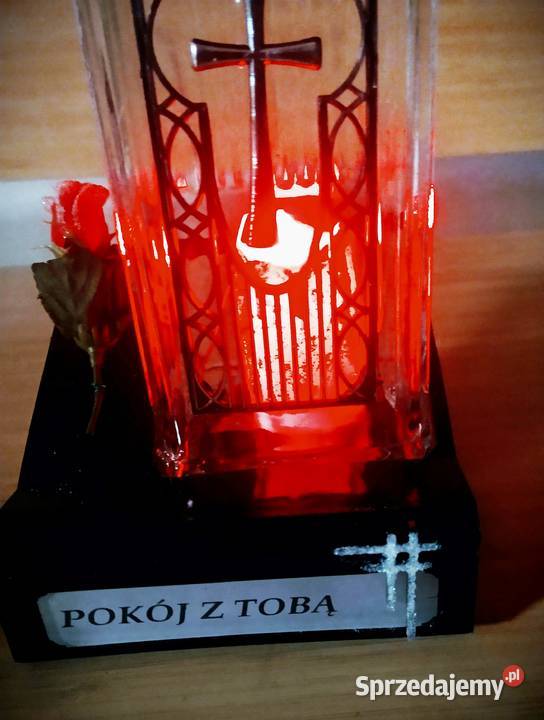 Ładny znicz na grób bliskich małopolskie Kęty