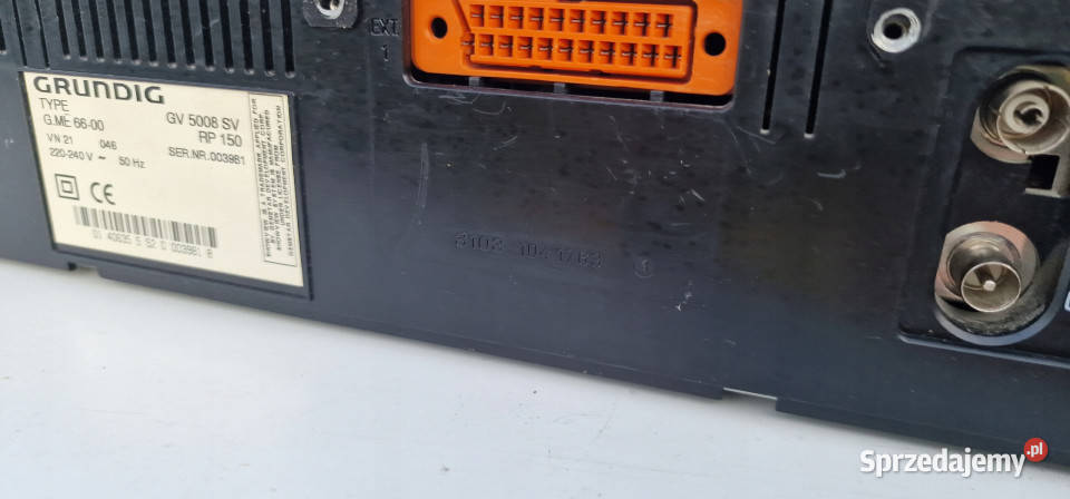 Video magnetowid Grundig GV500 GV 500 Magnetowidy Międzychód