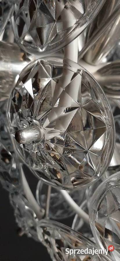 Żyrandol kryształowy Sputnik Veb lubelskie Chełm