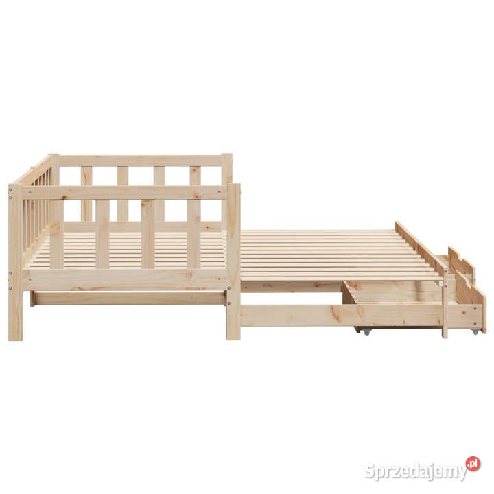 Sofa rozsuwana z szufladami bez materaca 90x190 Warszawa