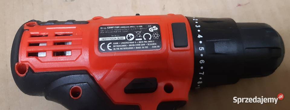 Wkrętarka wyrzynarka Ferm 20v ładowarka bateria Jarosław