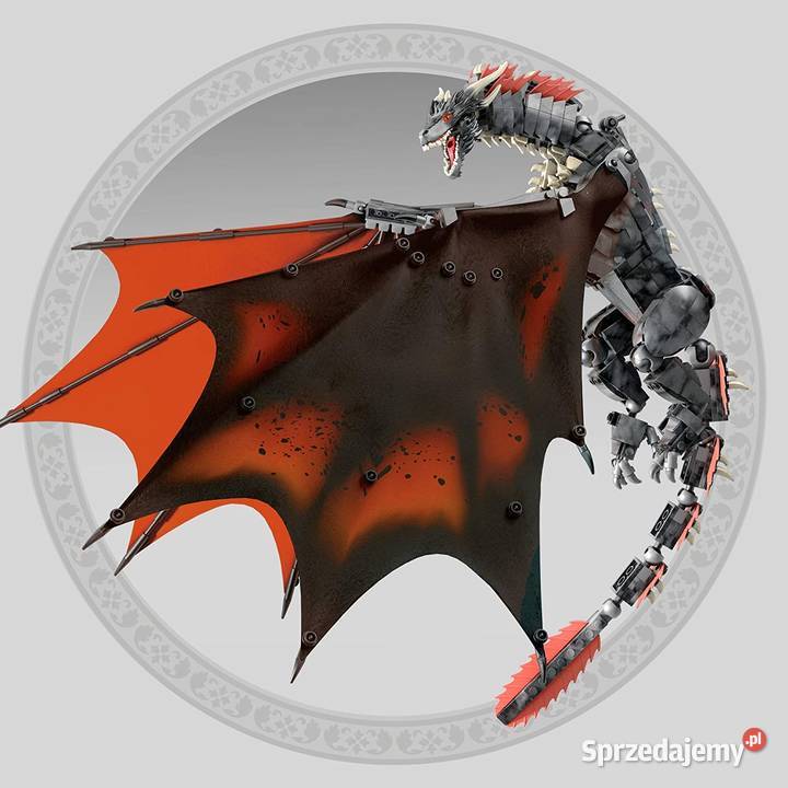 Klocki Konstrukcyjne Gra o Tron Smok Drogon i Mega Bloks małopolskie Mogilany