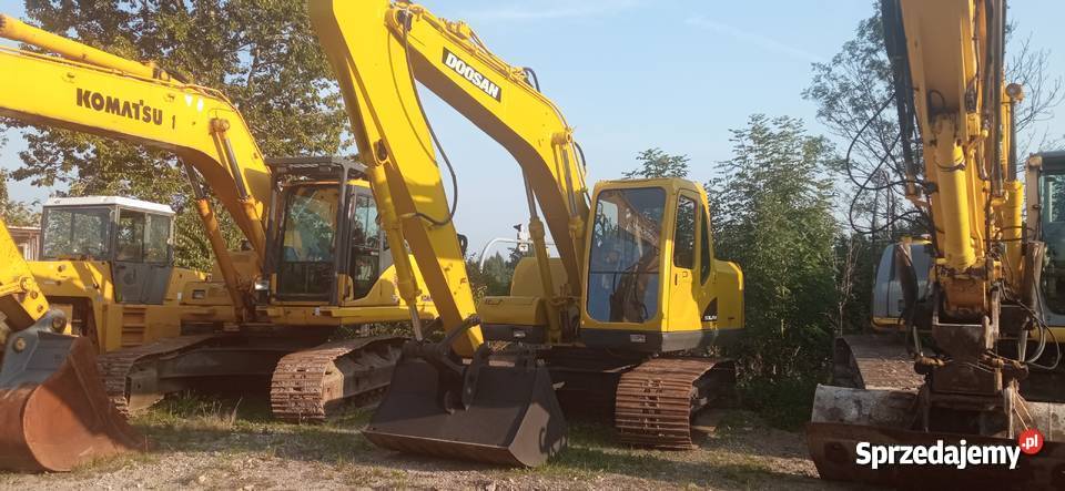 Koparka gąsienicowa Doosan 140LCV 2008r Rok produkcji 2008 Koparki Gotkowice sprzedam