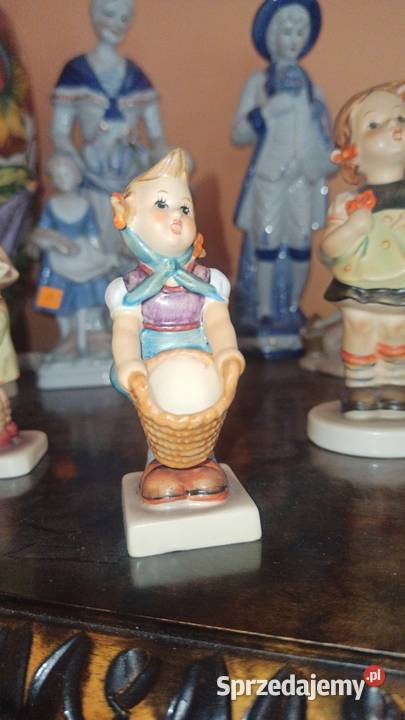 Dziewczynka duża z koszyczkiem Figurka Goebel Porcelana i szkło pomorskie Gdańsk sprzedam