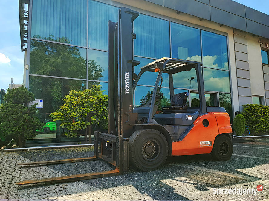 Wózek widłowy Toyota 408FD45N 5 ton duplex 5 m diesel
