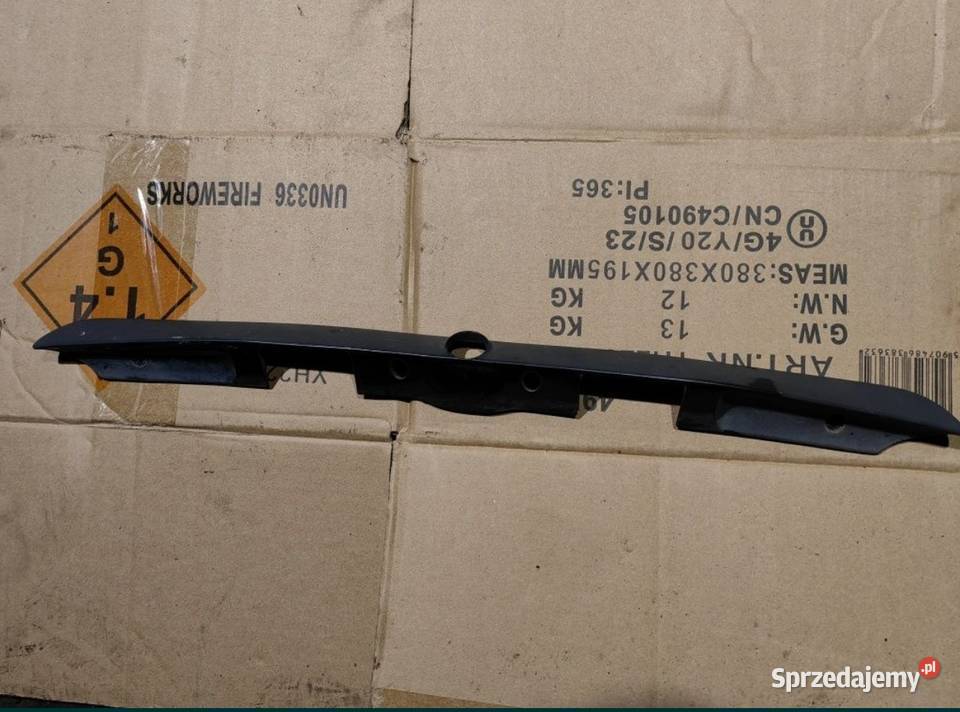 Blenda kistwa klapy tablicę rejestracyjną BMW Części samochodowe Żory