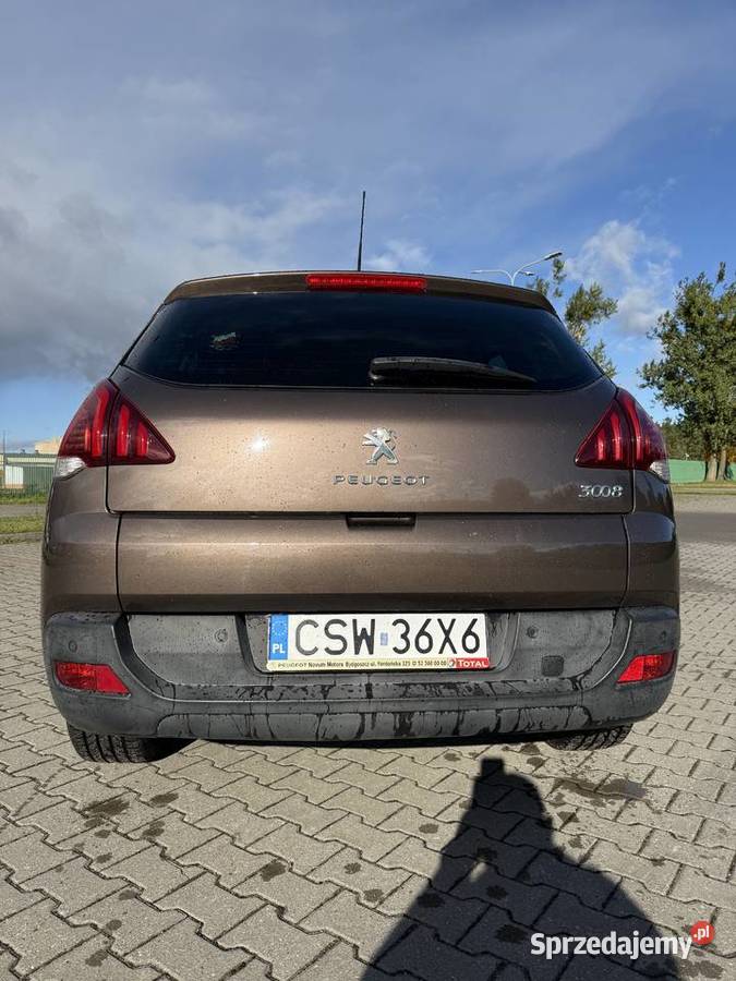 Peugeot 3008 2014 polski salon 16 diesel 105 105000km Świecie