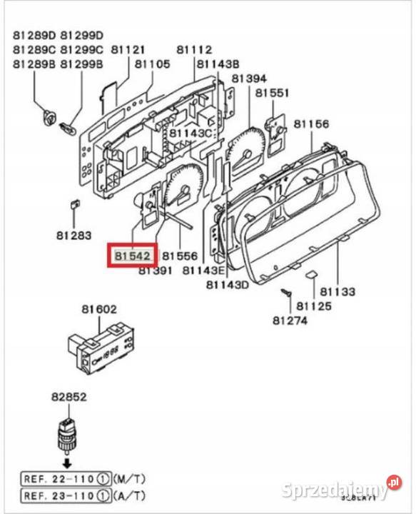 WSKAŹNIK PALIWA MITSUBISHI PAJERO MONTERO SPORT sprzedam