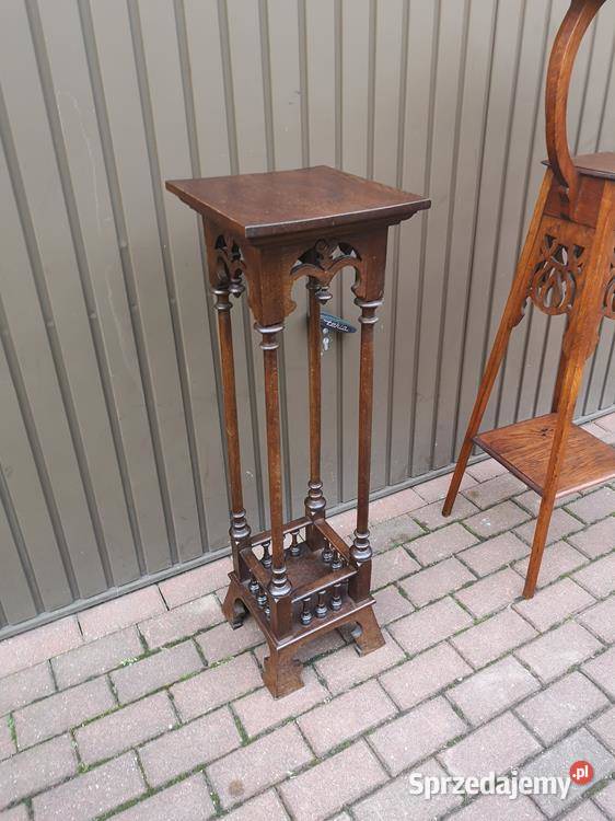 Kwietnik Dębowy Antyk Stary W Stanie Okazja Swarzędz